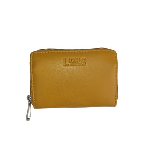 Luxus LX 7004, Καρτοθήκη, Δέρμα, Κίτρινο