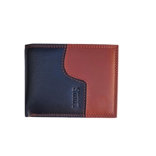 Luxus LX 4509, Δίχρωμο, Δέρμα, Μαύρο/Καφέ