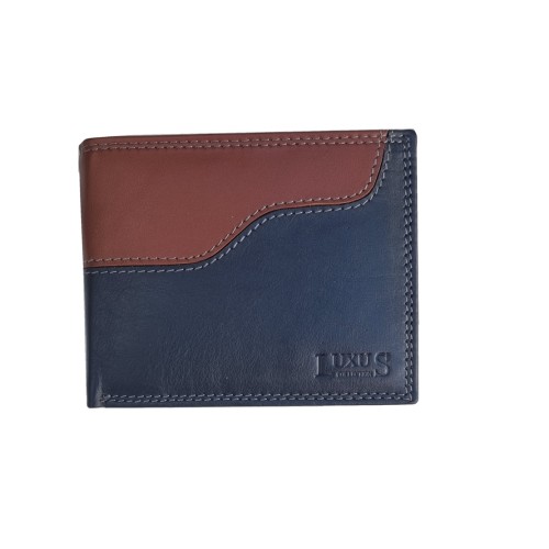 Luxus LX 4504, Δέρμα, Μπλε/Καφέ