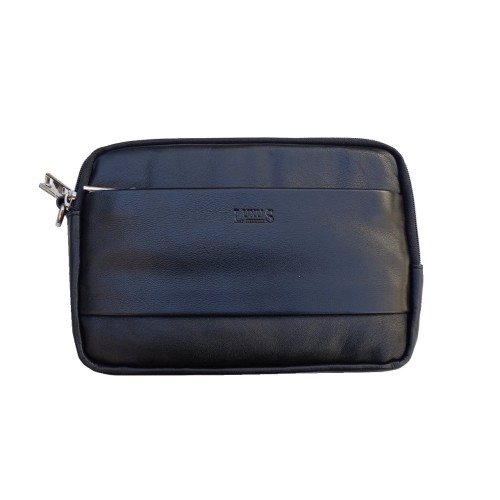 Luxus LX 92910, Τσαντάκι Χειρός, Δέρμα, Μαύρο