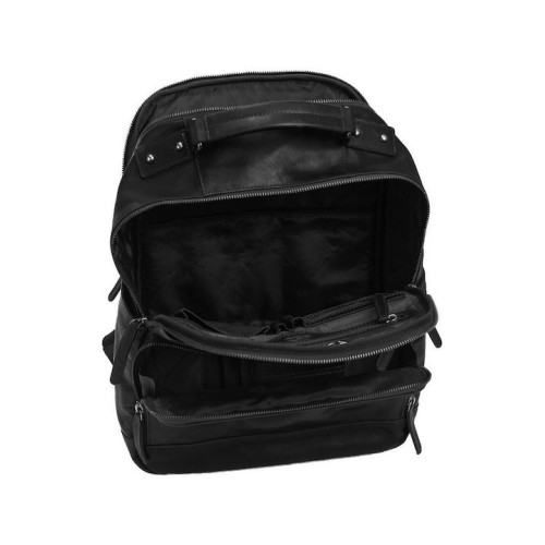 Chesterfield C58.018400 Austin, Σακίδιο Πλάτης, Δέρμα, Μαύρο