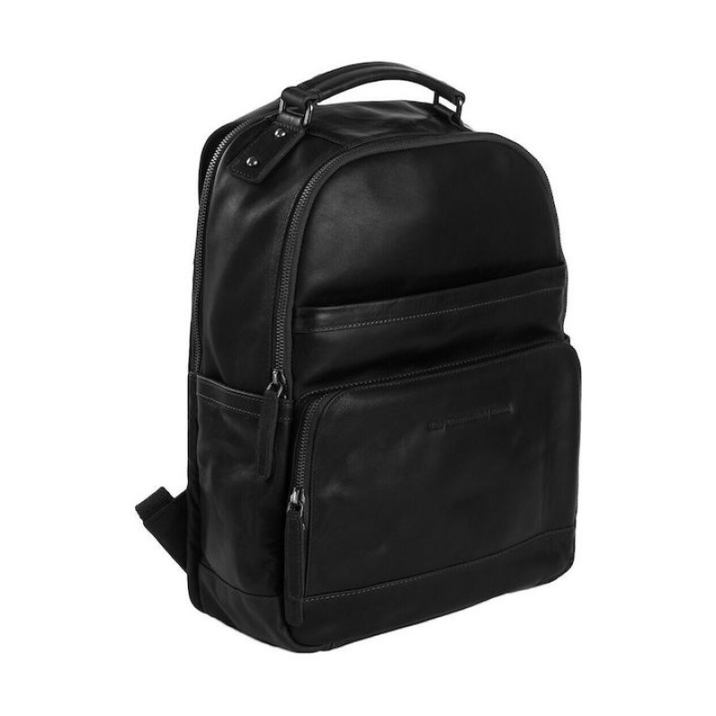 Chesterfield C58.018400 Austin, Σακίδιο Πλάτης, Δέρμα, Μαύρο