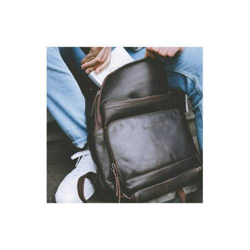 Chesterfield C58.018401 Austin, Σακίδιο Πλάτης, Δέρμα, Καφέ