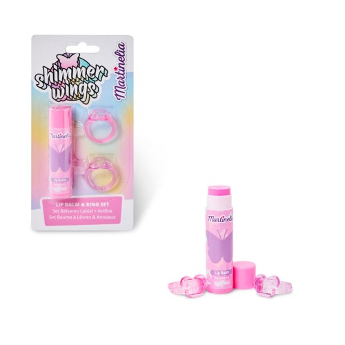 Marinelia 26125 Q, Shimmer Wings Lip balm & ring set, Σετ Δώρου Παιδικό