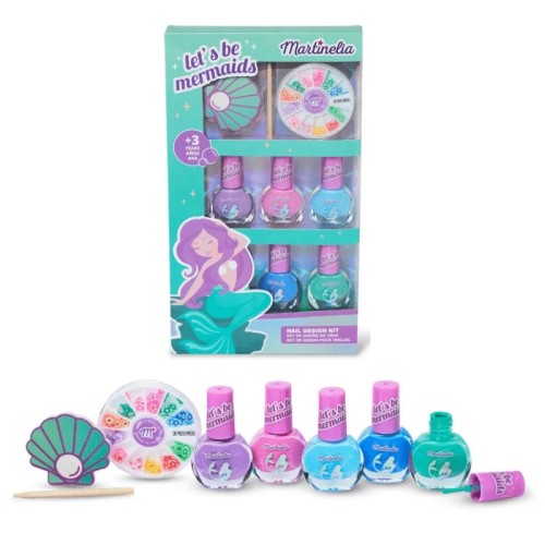 Martinelia 12222 Q Lets Be Mermaids Nails design kit, Σετ Μανικιούρ Παιδικό