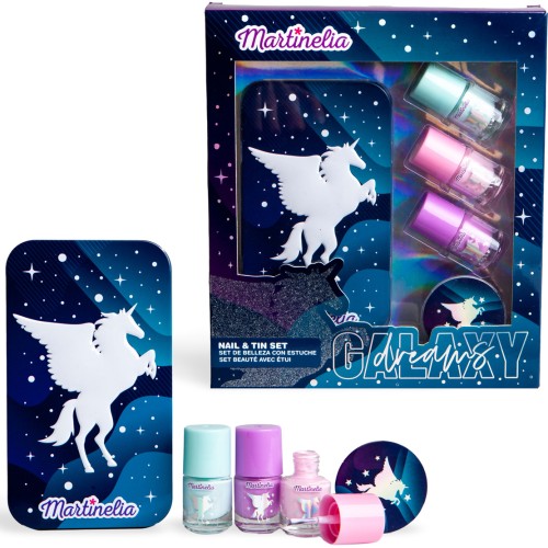 Martinelia 26126 Q, GALAXY DREAMS Nails & tin box, Σετ Μανικιούρ Παιδικό