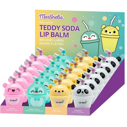 Martinelia 5530C Q, Teddy Soda Lip Balm, Lip Balm Παιδικό