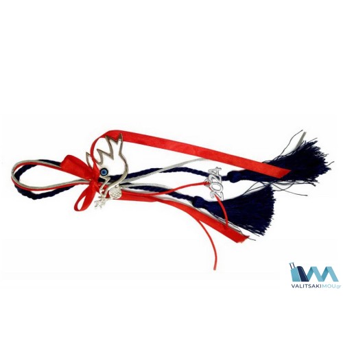 Kostibas 6710-601A, Γούρι Χριστουγεννιάτικο,Μέταλλο, Ασημί, 2ΤΜΧ