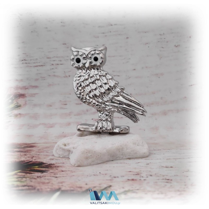 Kostibas 6714-109AY, Γούρι Χριστουγεννιάτικο, Πέτρα, Ασημί