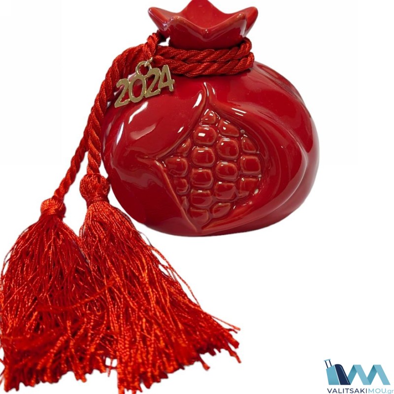 Kostibas 5698-054U, Διακοσμητικό ρόδι, Κόκκινο