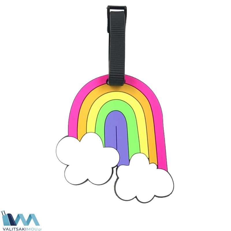 Bartuggi 718-060605, Ετικέτα κατόχου, Rainbow, Ροζ