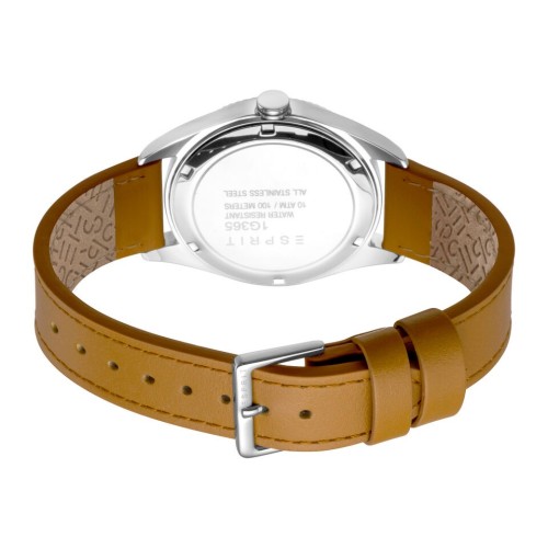 Esprit ES1G365L0025 Hugh, Stainless Steel, Δερμάτινο, TE, Καφέ