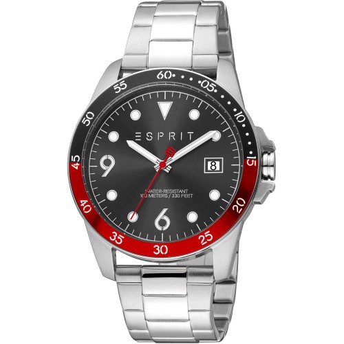 Esprit ES1G366M0025 Leo II, Stainless Steel, Με Μπρασελέ, TE, Ασημί