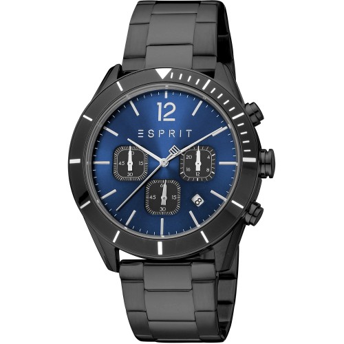 Esprit ES1G372M0075 Rob, Stainless Steel, Χρονογράφος, Με Μπρασελέ, TE, Μαύρο