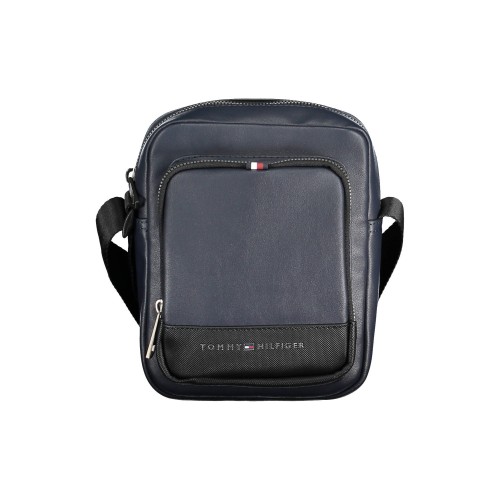 Tommy Hilfiger AM0AM10923, Τσαντάκι Χιαστί, Δερματίνη, Μπλε