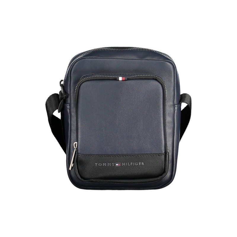 Tommy Hilfiger AM0AM10923, Τσαντάκι Χιαστί, Δερματίνη, Μπλε