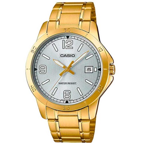 Casio LTP-V004G-7B2, Stainless Steel, Με Μπρασελέ, TE, Χρυσό