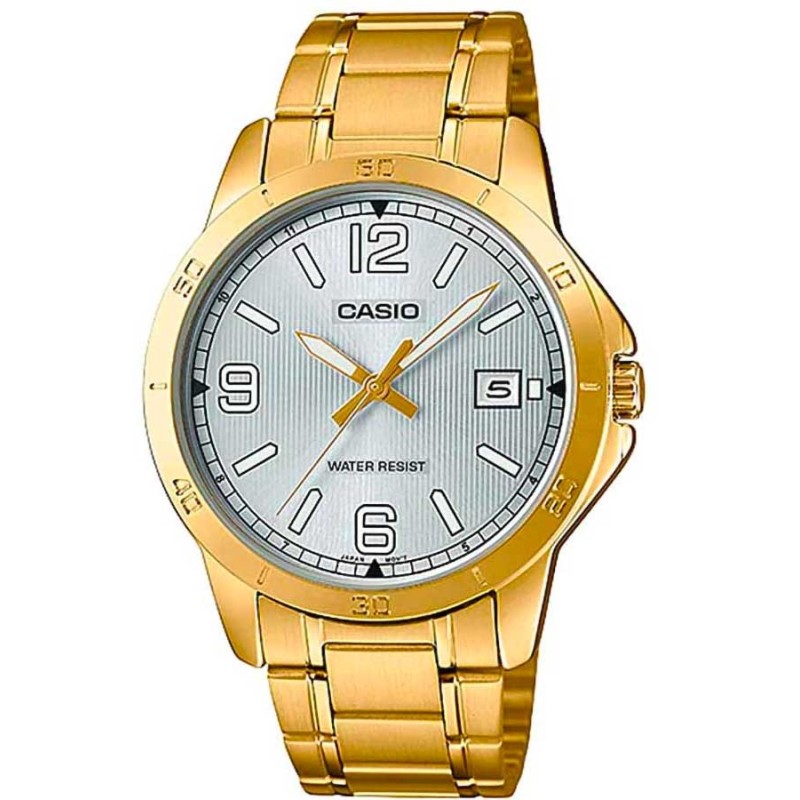 Casio LTP-V004G-7B2, Stainless Steel, Με Μπρασελέ, TE, Χρυσό