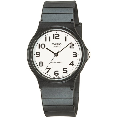 Casio MQ-24-7B2LEG, Καουτσούκ, TE, Μαύρο