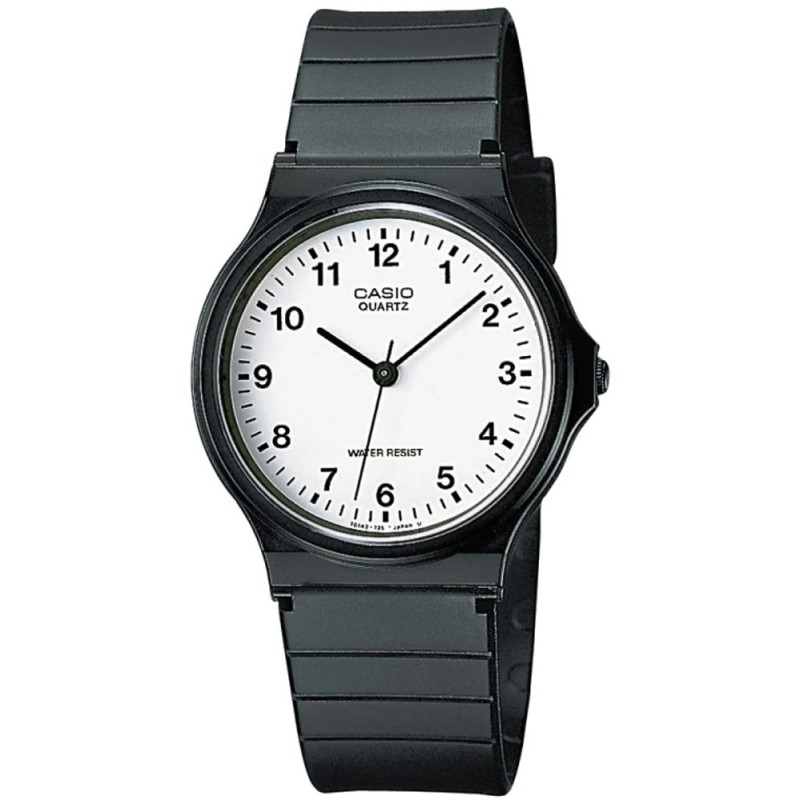Casio MQ-24-7BLLEG, Καουτσούκ, TE, Μαύρο