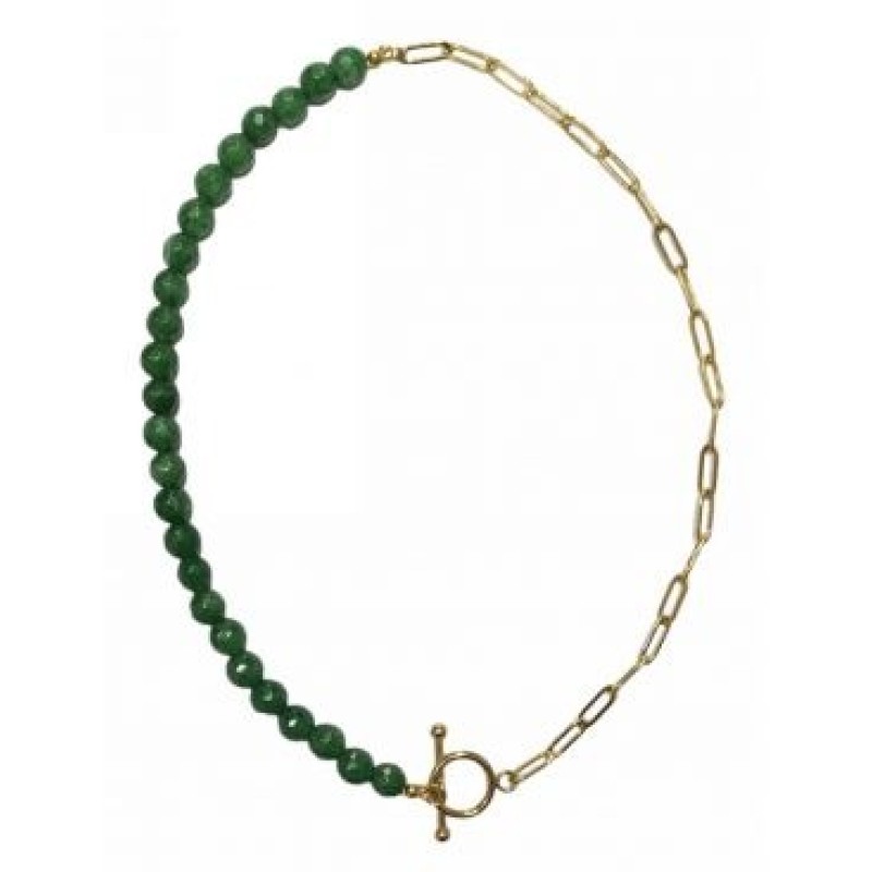 Kostibas 1013-776XP, Κολιέ, Ατσάλι, Λάβα, Χρυσό