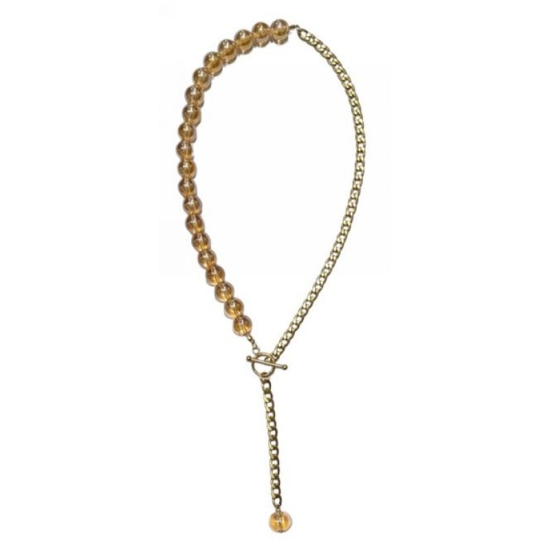 Kostibas 1013-777XX, Κολιέ, Ατσάλι, Χρυσό