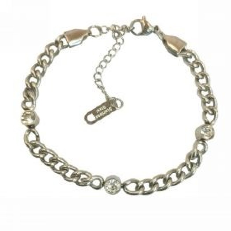 Kostibas 1513-691A, Βραχιόλι, Ατσάλι, Ασημί