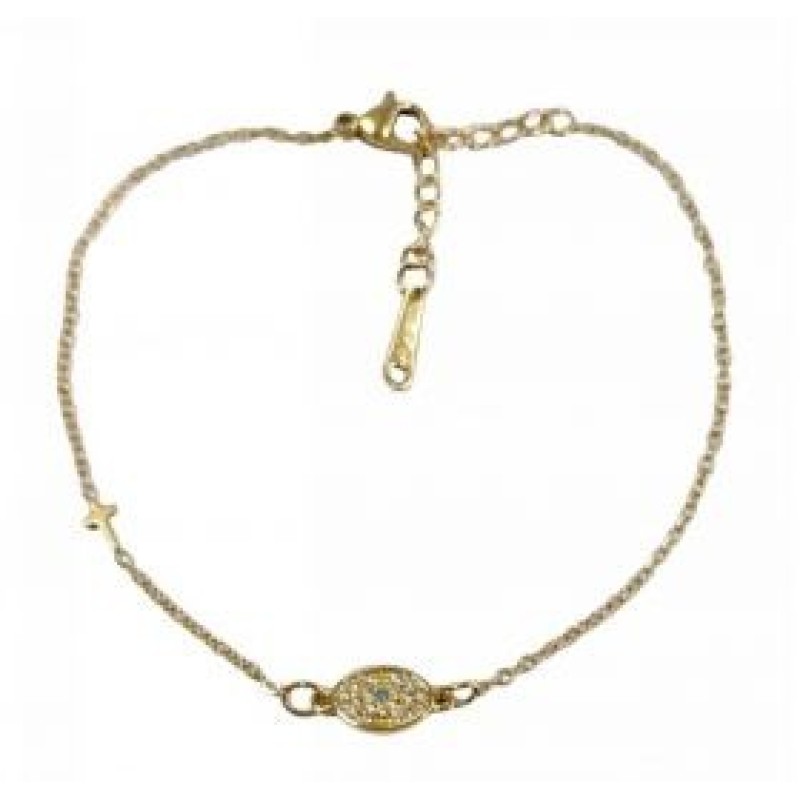 Kostibas 1513-632X1, Βραχιόλι, Με Μοτίφ, Ατσάλι, Χρυσό