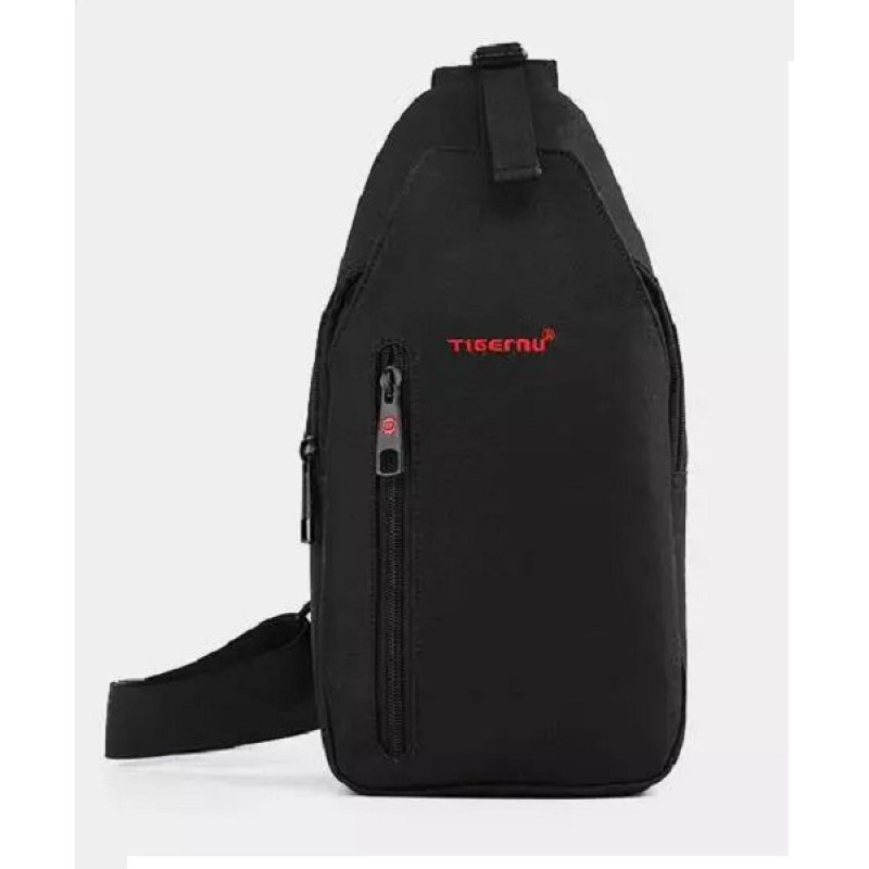 Tigernu T-S8027B, Σακίδιο Crossbody, Ύφασμα, Μαύρο