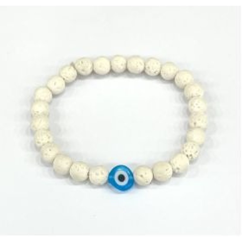 Kostibas 1529-843LT, Βραχιόλι, Λάβα, Με Μάτι, Γαλάζιο