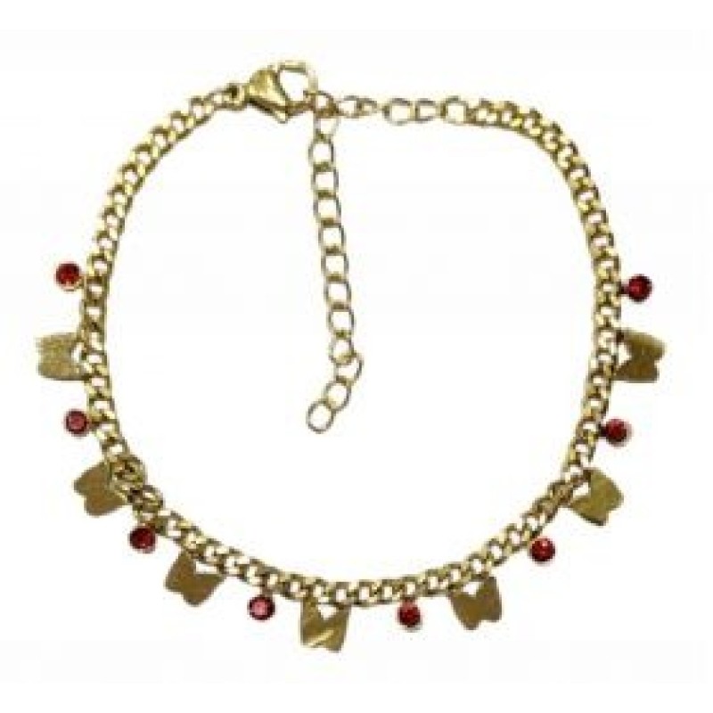 Kostibas 1513-740XU, Βραχιόλι, Ατσάλι, Με μοτίφ Πεταλούδα, Χρυσό