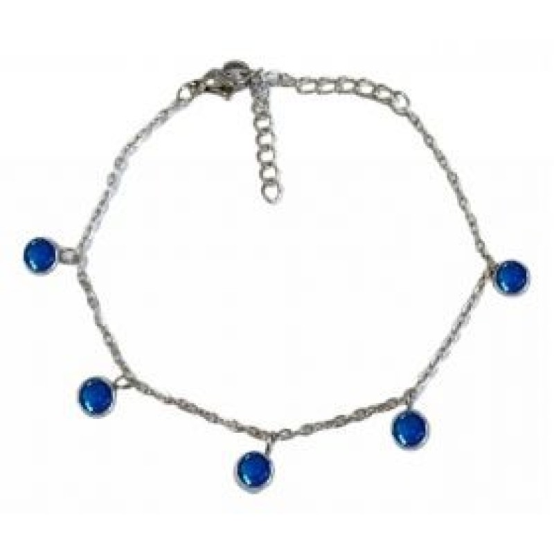 Kostibas 1513-785AB, Βραχιόλι, Ατσάλι, Ασημί/Μπλε