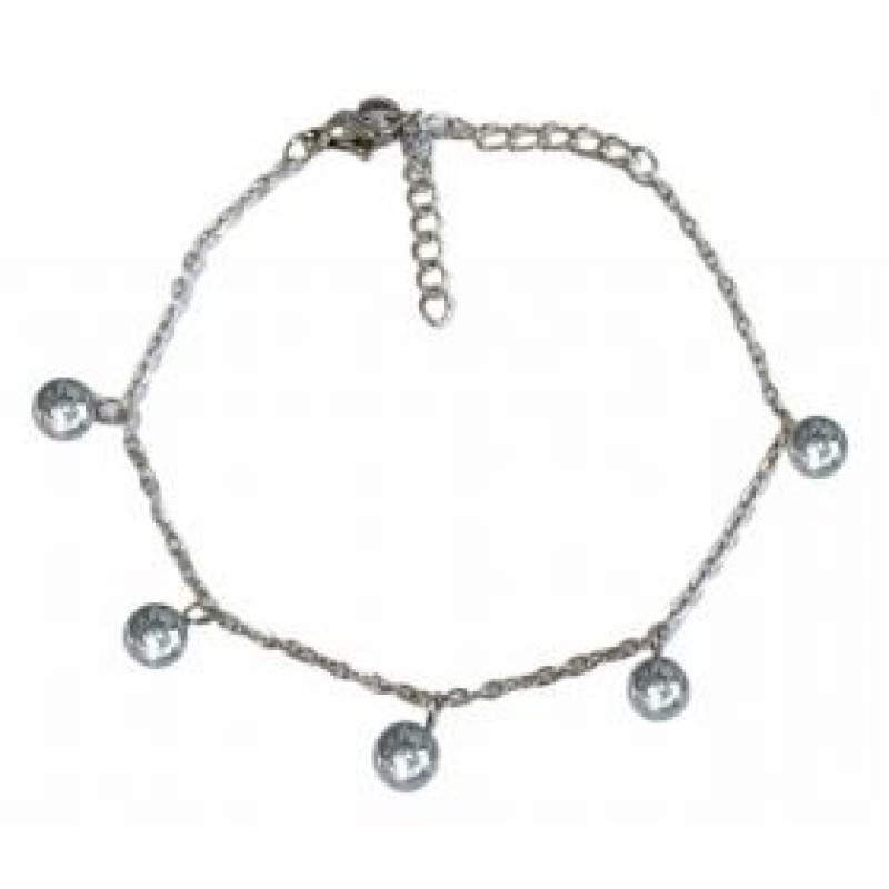 Kostibas 1513-785AL, Βραχιόλι, Ατσάλι, Ασημί/Λευκό