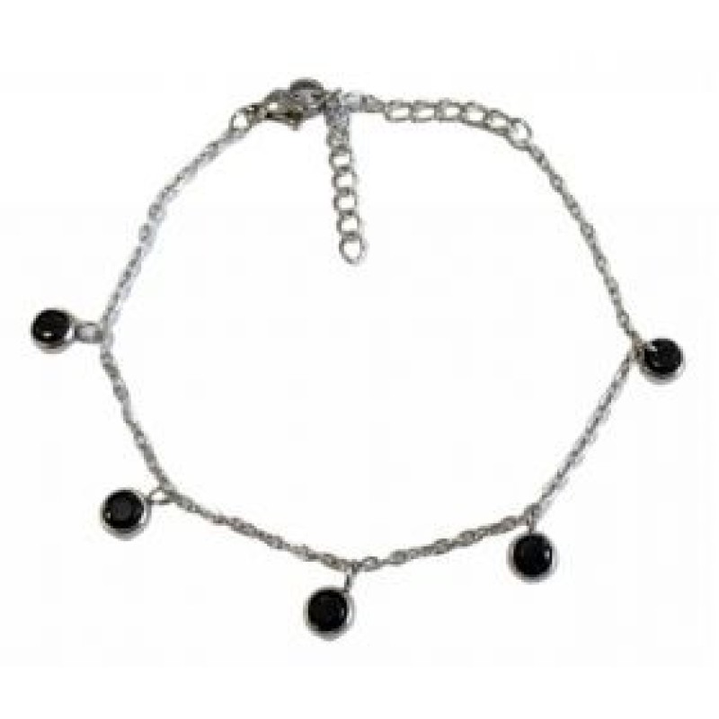 Kostibas 1513-785AM, Βραχιόλι, Ατσάλι, ΤΕ, Ασημί/Μαύρο