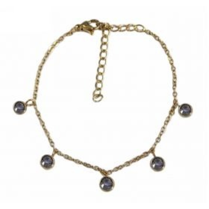 Kostibas 1513-785XJ, Βραχιόλι, Ατσάλι, Χρυσό/Μωβ