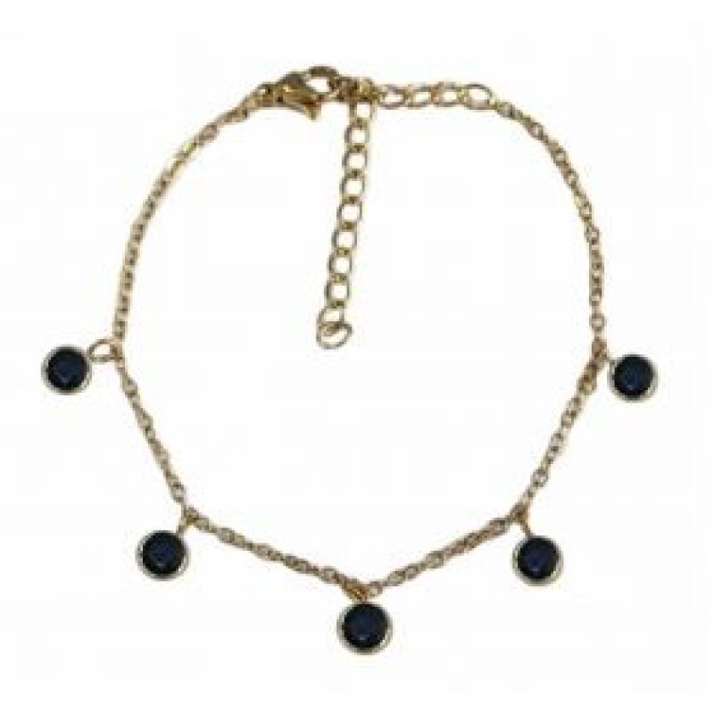 Kostibas 1513-785XM, Βραχιόλι, Ατσάλι, Χρυσό/Μαύρο