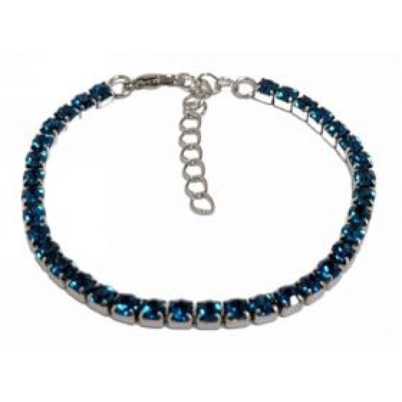 Kostibas 1513-641AN, Βραχιόλι, Ατσάλι, Ζιργκόν, Στρας, Πετρόλ