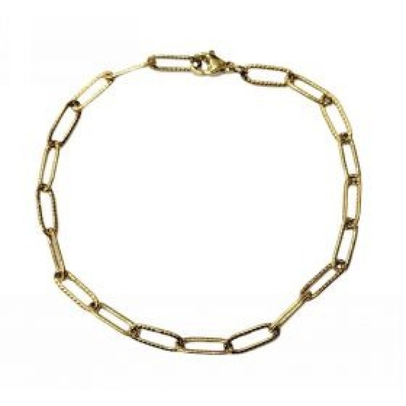 Kostibas 1513-887XL,Βραχιόλι, Αλυσίδα, Ατσάλι, Χρυσό