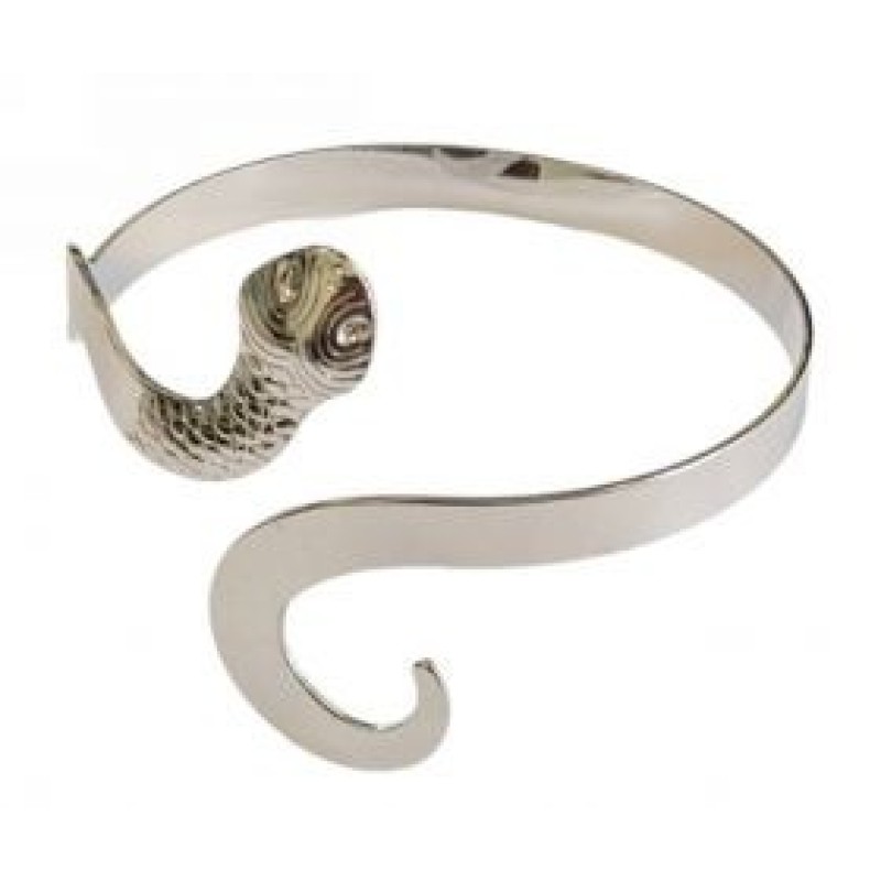 Kostibas 1612-624A, Βραχιόλι Μπράτσου, Αρχαιοελληνικό, Μεταλλικό, ΤΕ, Ασημί