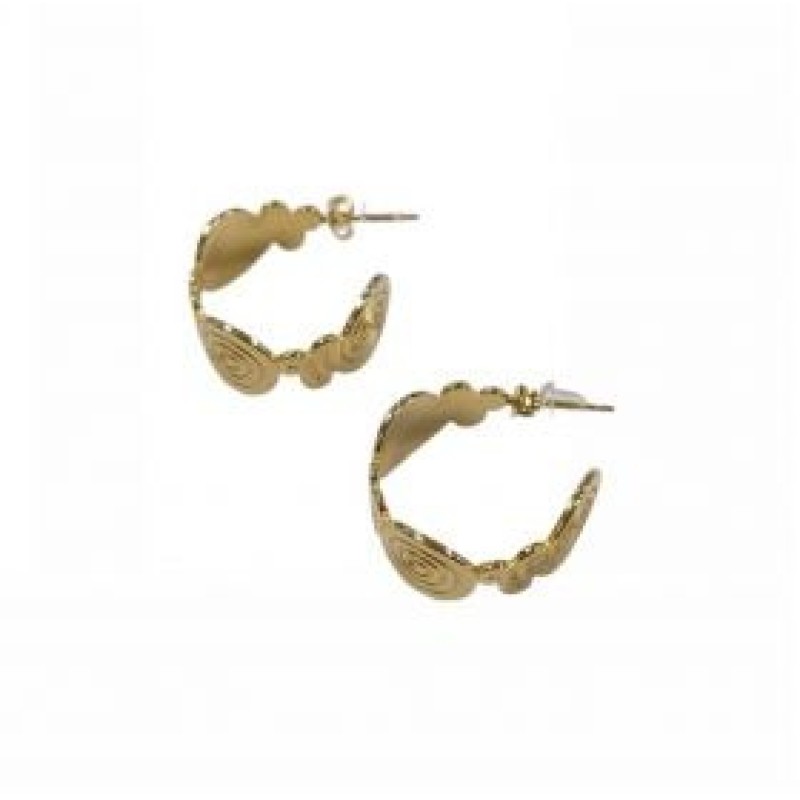 Kostibas 3013-664XD, Σκουλαρίκια, Ατσάλι, Χρυσό