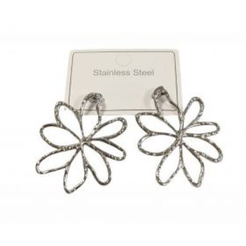 Kostibas 3013-670AH, Σκουλαρίκια, Ατσάλι, Ασημί