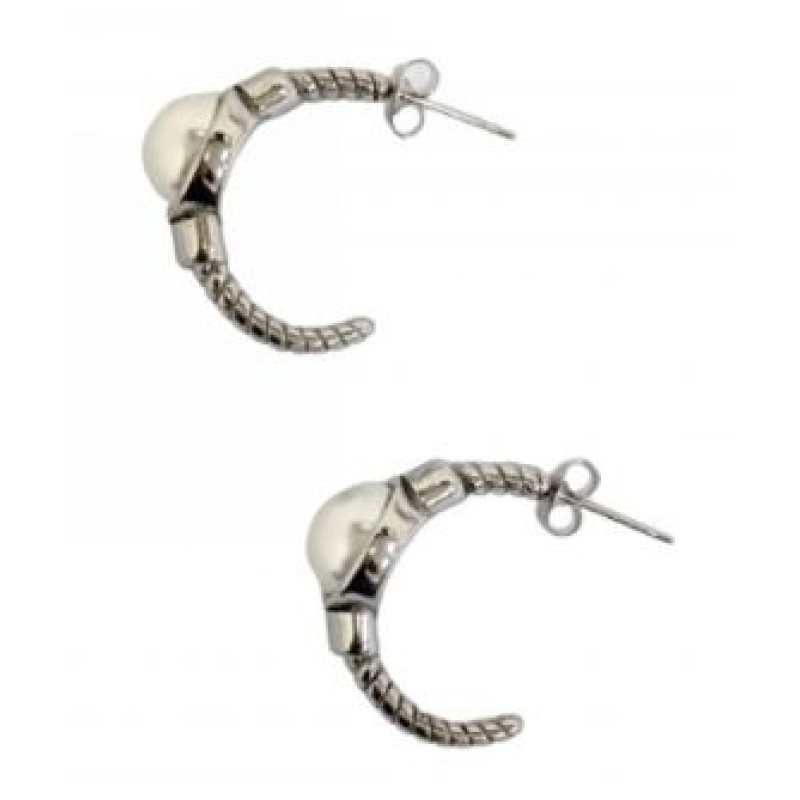 Kostibas 3013-722A, Σκουλαρίκια, Ατσάλι, Ασημί