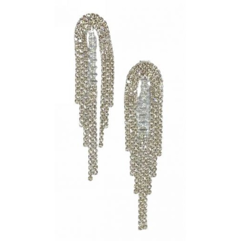 Kostibas 3021-228A, Σκουλαρίκια, Zircon, Ασημί