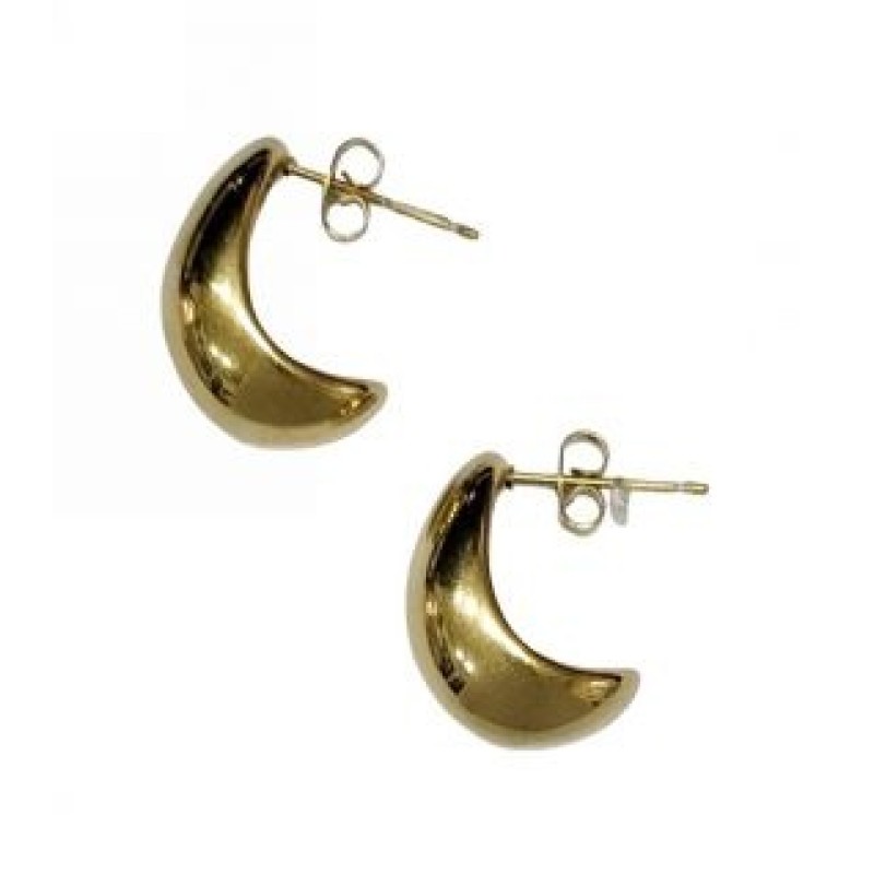 Kostibas 3013-931XD, Σκουλαρίκια, Ατσάλι, Χρυσό