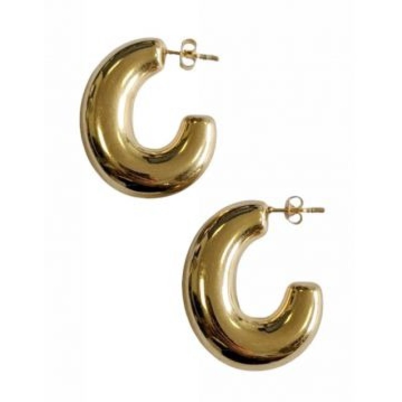 Kostibas 3113-661XG, Σκουλαρίκια Κρίκοι, Ατσάλι, Χρυσό