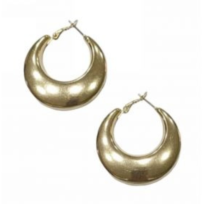 Kostibas 3113-882XH, Σκουλαρίκια κρίκοι, Ατσάλι, Χρυσό