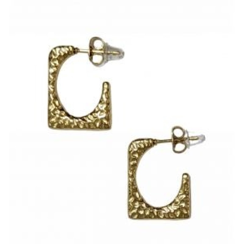 Kostibas 3113-838X, Σκουλαρίκια κρίκοι, Ατσάλι, Χρυσό