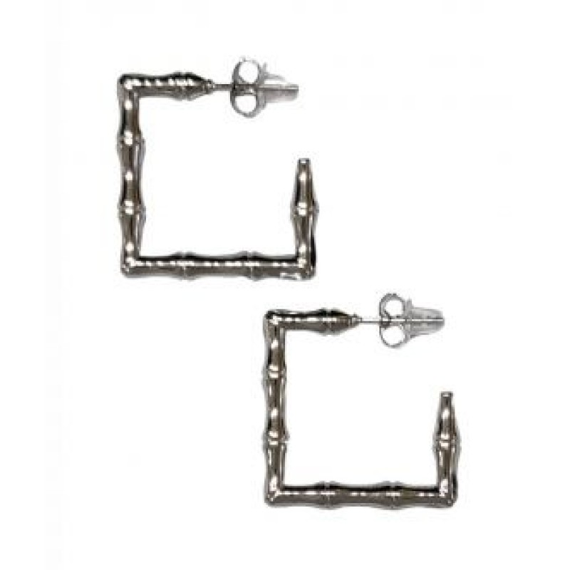 Kostibas 3113-842A, Σκουλαρίκια κρίκοι, Ατσάλι, Ασημί