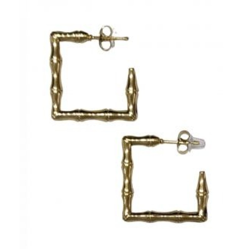 Kostibas 3113-842X, Σκουλαρίκια κρίκοι, Ατσάλι, Χρυσό