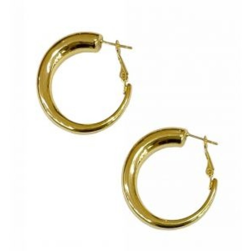 Kostibas 3113-858XG, Σκουλαρίκια κρίκοι, Ατσάλι, Χρυσό